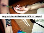 Why is Opiate Addiction so Difficult to Quit?