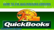 how to fix QuickBooks errors (1)