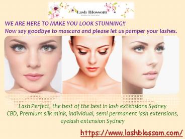 Styelesh Silk Eyelash Extensions In Sydney