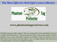 The Most Effective Red Light Camera Blocker