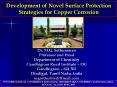 Development of Novel Surface Protection Strategies for Copper Corrosion -ICYC 2015 19.07.15_2 PowerPoint PPT Presentation