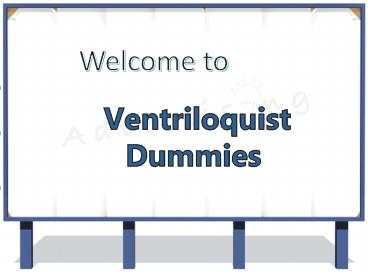 Ventriloquist Dummy