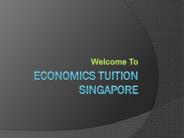 Economics Tuition Singapore