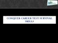 How to focus on Career Planning Career survival skills OPT-Nation PowerPoint PPT Presentation