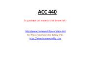 ACC 440 Complete Class