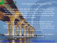 Civil Engineering Assignment Help