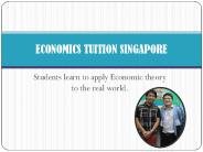 Economics Tuition Singapore