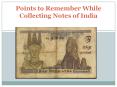 Points to remember while collecting notes of india PowerPoint PPT Presentation