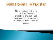 Send Flowers To Pakistan