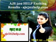 AJS 502 HELP Exciting Results - ajs502help.com