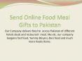 Send food meal to pakistan PowerPoint PPT Presentation