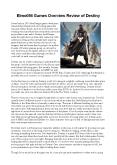 Elmo086 Games Overview Review of Destiny PowerPoint PPT Presentation
