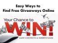 Easy ways to Find Free Giveaways Online PowerPoint PPT Presentation