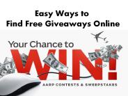 Easy ways to Find Free Giveaways Online