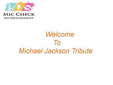 Michael Buble Tribute act