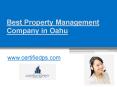 Best Property Management Company in Oahu - www.certifiedps.com (1) PowerPoint PPT Presentation