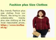 Plus Size Clothes Singapore