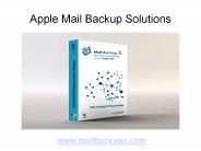 How to backup Apple Mail?