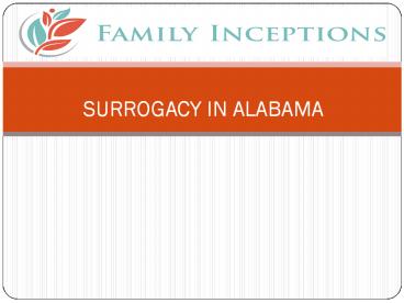 Surrogacy in Alabama
