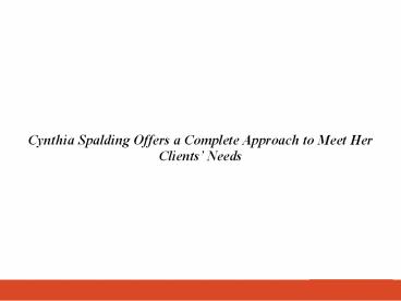 Cynthia Spalding (1)