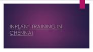 Inplant training in Chennai