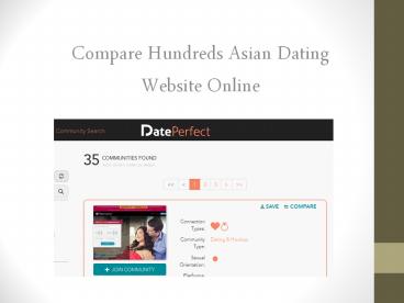 Compare Hundreds Asian Dating Website Online