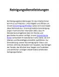 Reinigungsdienstleistungen PowerPoint PPT Presentation