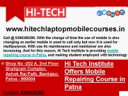 Hi Tech Institute Offers Mobile Repairing Course in Patna