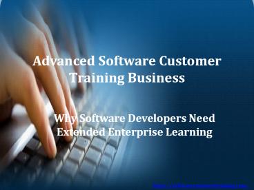 Advanced Software Customer Training Business