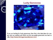 Birth Gemstone Report