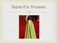 Look Stylish With Your Designer Skirts