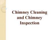 Chimney Cleaning and Chimney Inspection