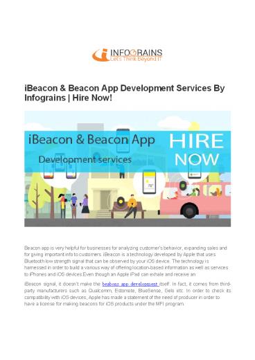 Beacon App Development