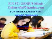 FIN 571 GENIUS Minds Online/fin571genius.com