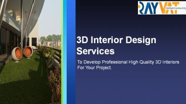 3D Interior Design Services