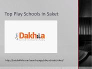 Top Play School In Saket