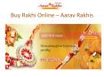 Buy Rakhi Online From Aarav Rakhis