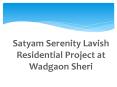 2 BHK Flats in Wadgaon Sheri at Satyam Serenity