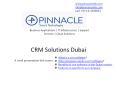 CRM Solutions Dubai for Businesses PowerPoint PPT Presentation