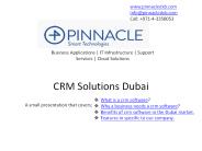 CRM Solutions Dubai for Businesses