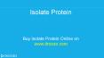 Buy Isolate Protein Powder Supplements Online in India | Droozo.com