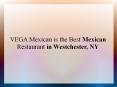 VEGA Mexican is the Best Mexican Restaurant in Westchester, NY PowerPoint PPT Presentation