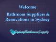 High Quality Bathroom Renovation Sydney PowerPoint PPT Presentation