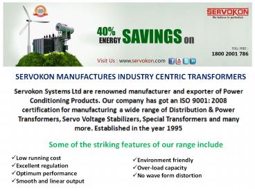 Transformer Manufacturers in Delhi