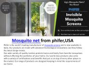 Mosquito Net from Phifer, USA