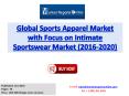 Sports Apparel Market Trends, Growth Drivers and Forecasts Analysis 2020 PowerPoint PPT Presentation