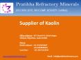 Supplier of Kaolin PowerPoint PPT Presentation