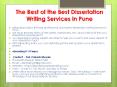 15 The Best of the Best Dissertation Writing Services in Pune (1) PowerPoint PPT Presentation
