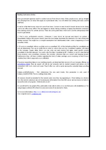 Roofing Contractors Online