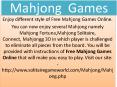 Play Free Online Mahjong Games dependably at Solitairegameworld PowerPoint PPT Presentation